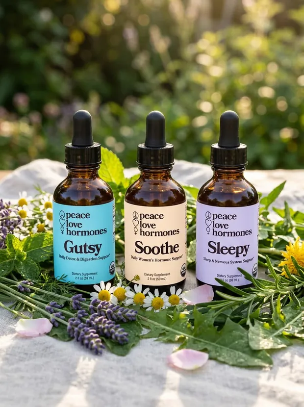 Peace Love Hormones Triple Synergy Set